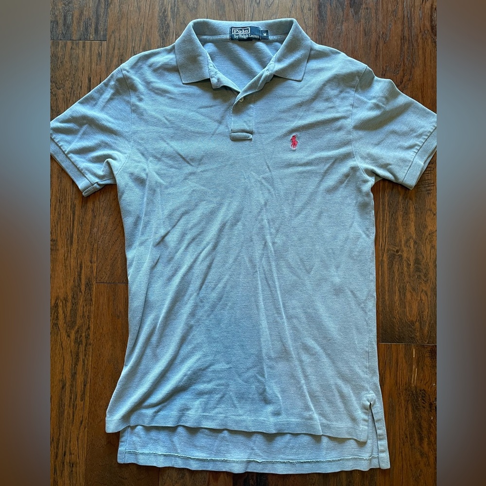 Light Blue Polo/Ralph Lauren collared shirt- medium